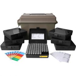 MTM Munitionsbox + 7 x 100er Patronenboxen fr CAL .45/.40 S&W